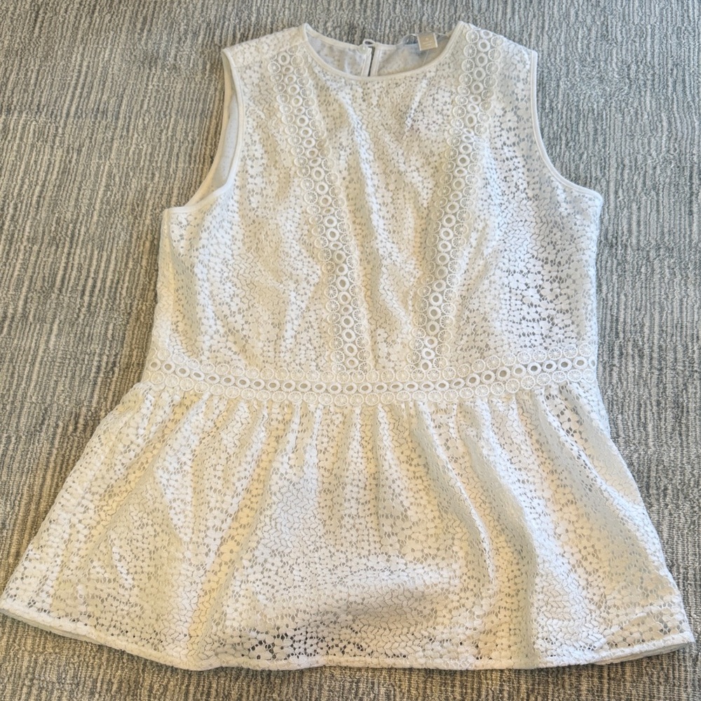 Michael Kors White Lace Top